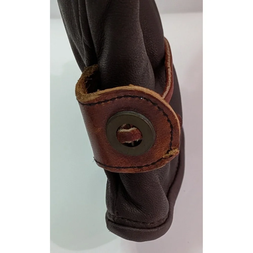 Grandoe Gloves Women L Brown Excellent Leather Arctic Plus Fleece Winter Warm